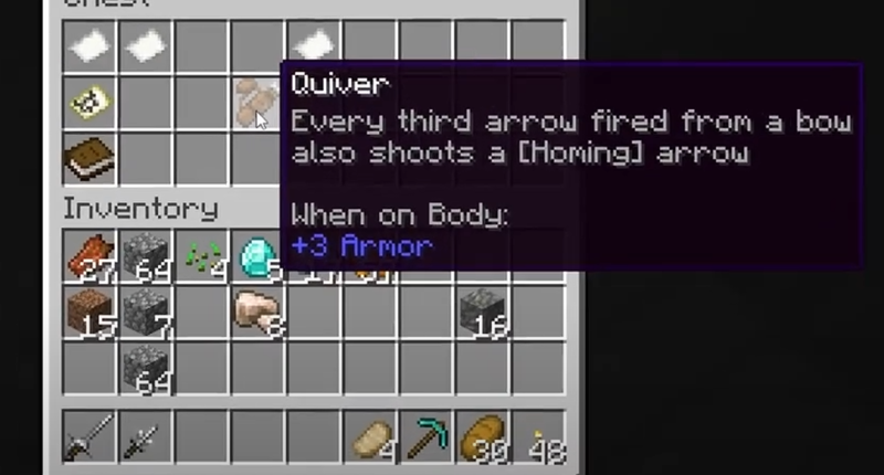 A trinket found in a chest