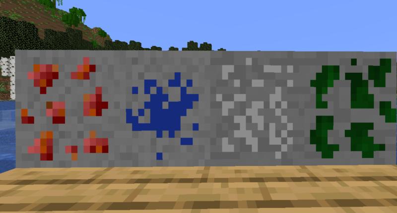 The ores added