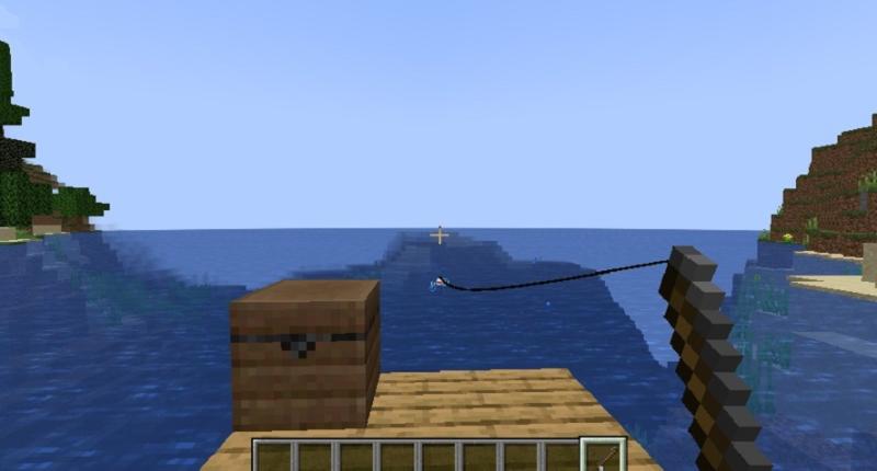 Obligatory vaguely scenic fishing screenshot, with the "Old Chest" junk item in view.