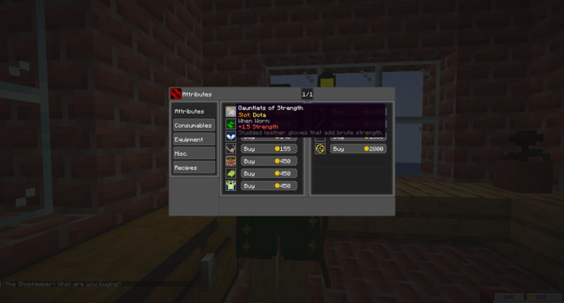 The Shopkeeper's Trade GUI
