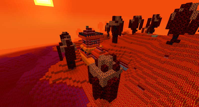 New Biome: The Burning Woods!