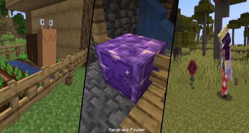 Giant Snail, Amethyst totem, Rose