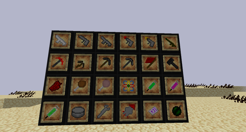 a tiny fraction of items in the mod