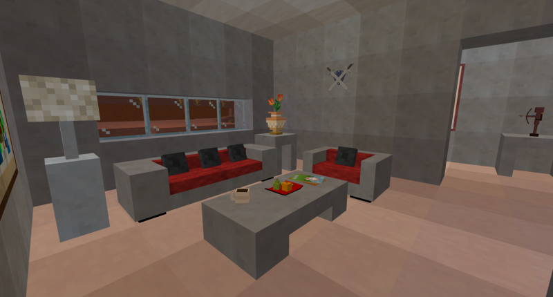 Brutalist interior