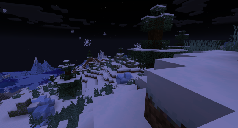 Snowy spaces, new biome