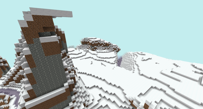Simplecraft Mountain Peak & Snowy Plains Generation
