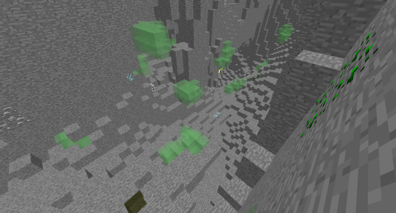 A cave under a wasteland filled with methane clouds