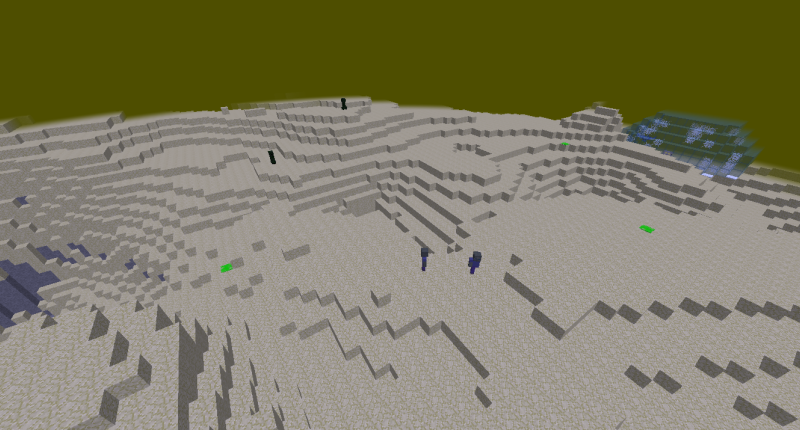 a wasteland at nighttime