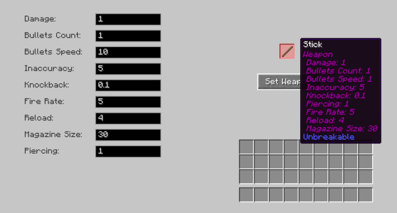 Created Weapon