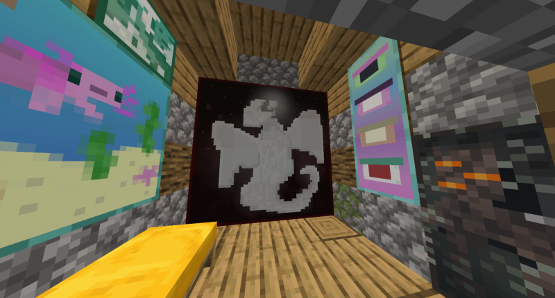 Some of the cool paintings this mod adds