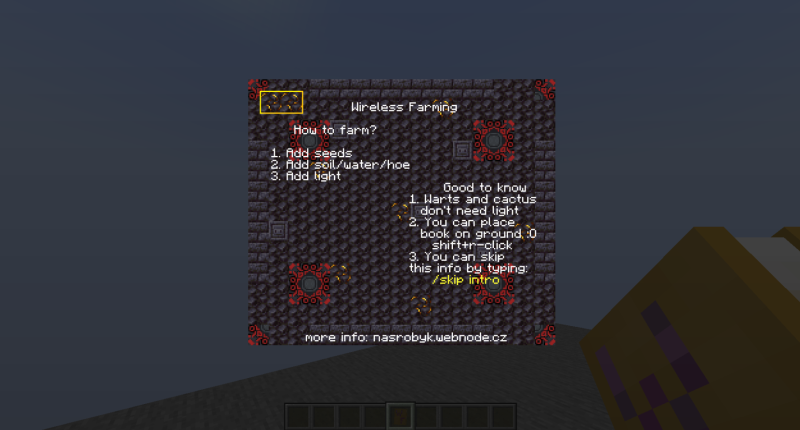 You can disable this GUI by typing /skip
