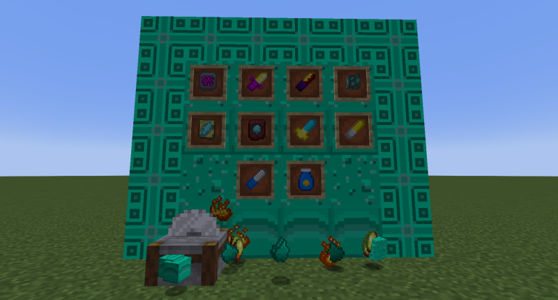 Title of Solar Combatant mod, with Malachite a new mineral