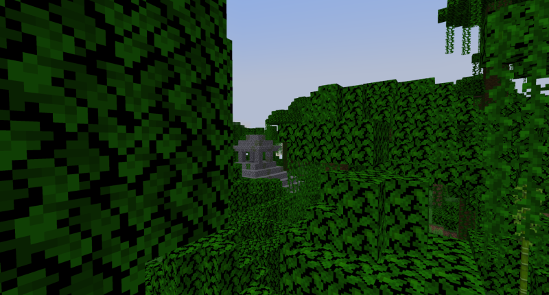 A ancient temple resting in the heart of the jungle