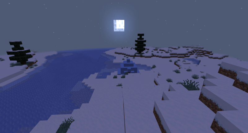 A yorit igloo near a ice lake