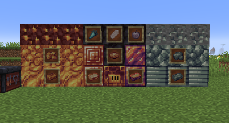 All the things currently in the Mod