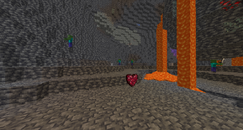Life Crystal in deepslate level.