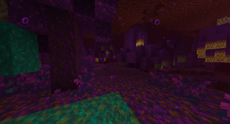 New nether biome called the Bubblin Forest (This is where lava sponges are found)
