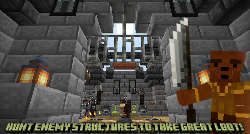 Hunt the enemy structure and destroy them!