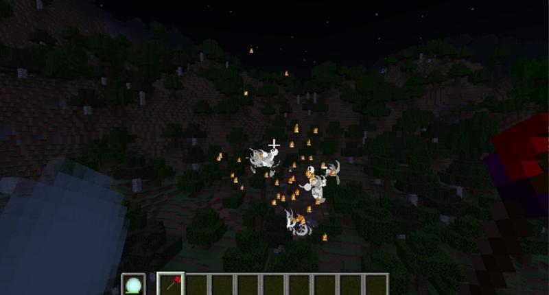 Or go nuts and rain down meteors for some cathartic destruction!