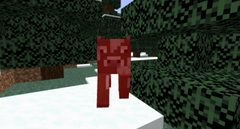 hitting cow
