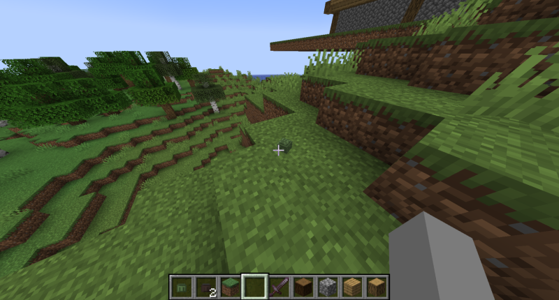 camoflaged landmine
