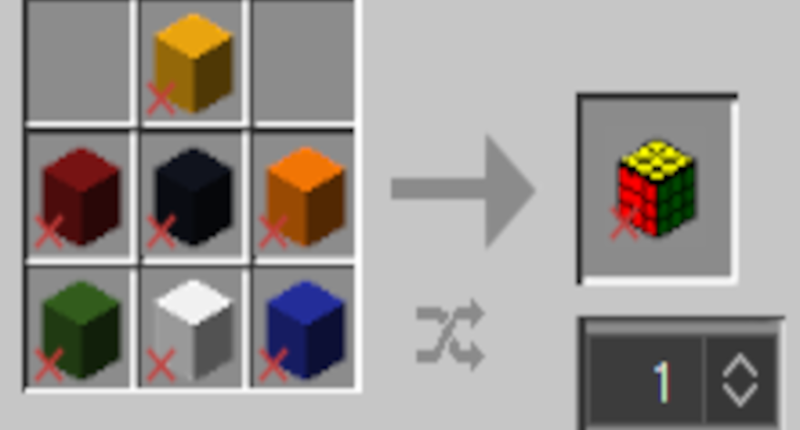 Rubik's Cube recipe