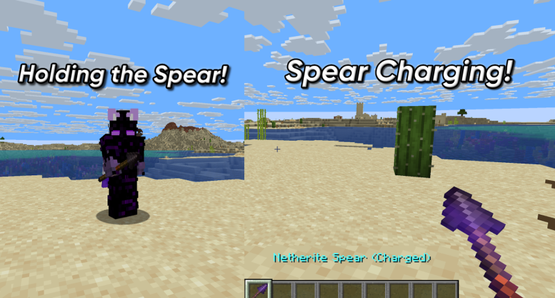 Holding the Spear, and Spear Charging!