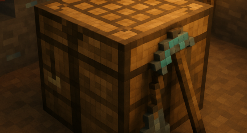an example crafting table were you can craft advanced things...