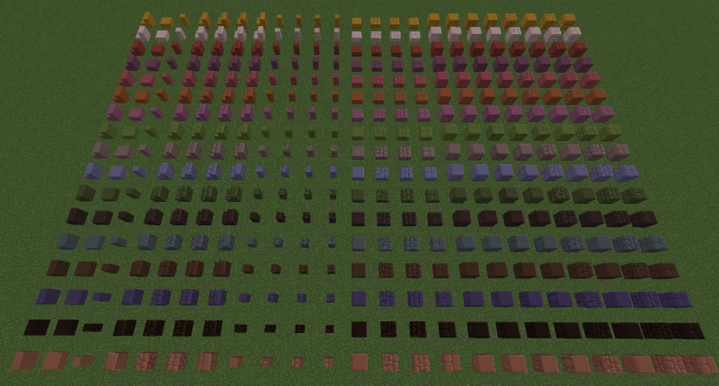 All added blocks
