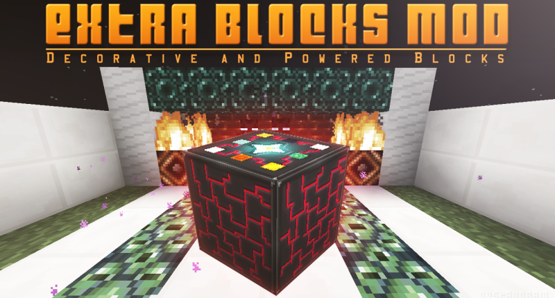 Extra Blocks Mod Decorative and Powered Blocks
